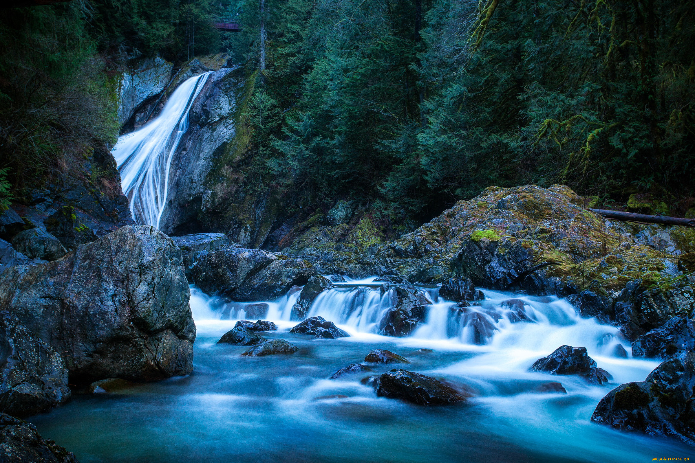 Rainier National Park водопад